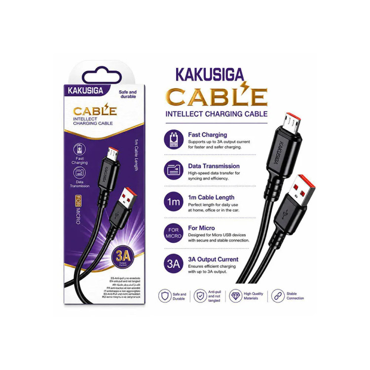 کابل تبدیل USB به Micro-USB کاکوسیگا مدل KSC-652